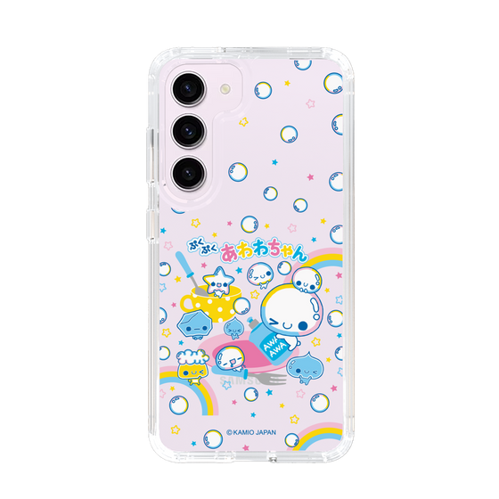 スリムプロテクションケース［ ぷくぷくあわわちゃん - しゃぼんだま ］