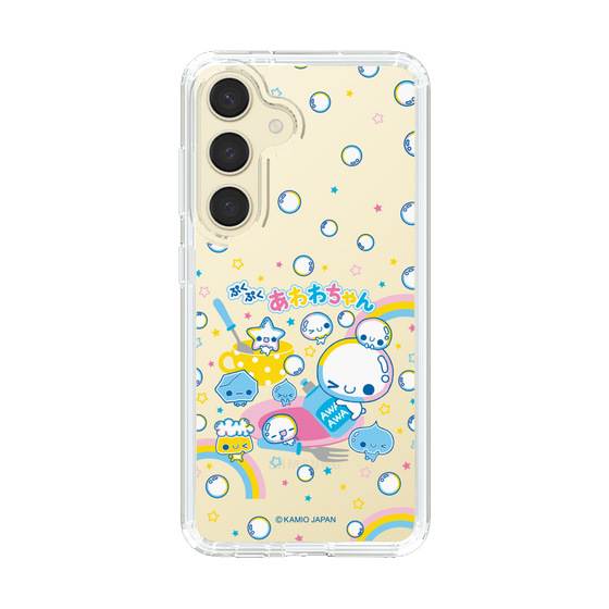 スリムプロテクションケース［ ぷくぷくあわわちゃん - しゃぼんだま ］