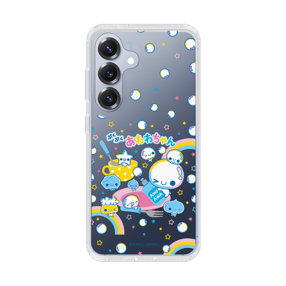 スリムプロテクションケース［ ぷくぷくあわわちゃん - しゃぼんだま ］