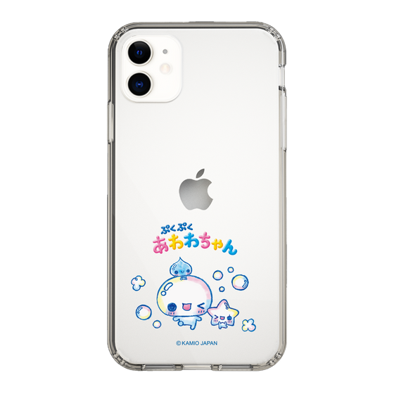 スリムプロテクションケース［ ぷくぷくあわわちゃん - 仲良し ］