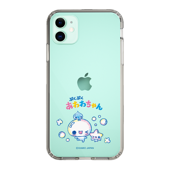 スリムプロテクションケース［ ぷくぷくあわわちゃん - 仲良し ］