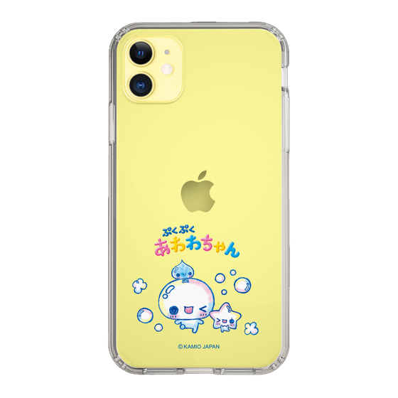スリムプロテクションケース［ ぷくぷくあわわちゃん - 仲良し ］
