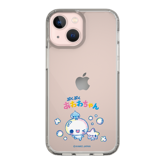 スリムプロテクションケース［ ぷくぷくあわわちゃん - 仲良し ］
