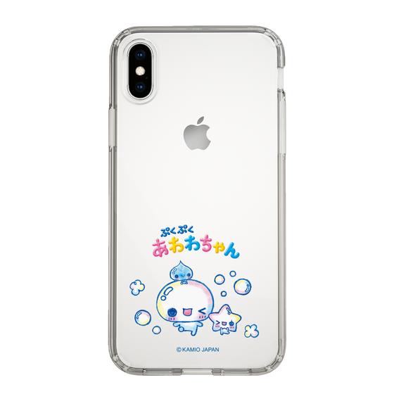 スリムプロテクションケース［ ぷくぷくあわわちゃん - 仲良し ］