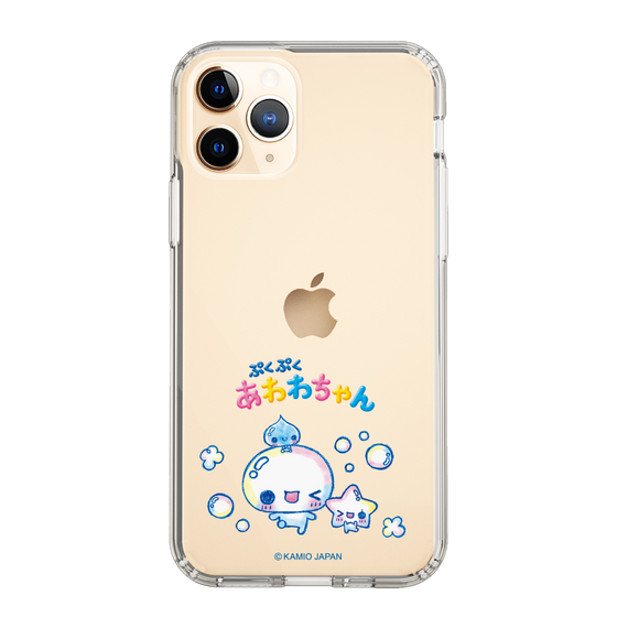 スリムプロテクションケース［ ぷくぷくあわわちゃん - 仲良し ］
