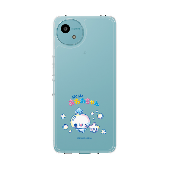 スリムプロテクションケース［ ぷくぷくあわわちゃん - 仲良し ］
