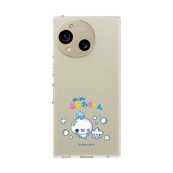 スリムプロテクションケース［ ぷくぷくあわわちゃん - 仲良し ］