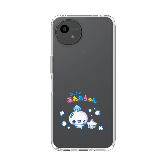 スリムプロテクションケース［ ぷくぷくあわわちゃん - 仲良し ］