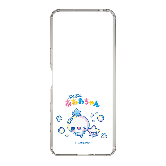 スリムプロテクションケース［ ぷくぷくあわわちゃん - 仲良し ］