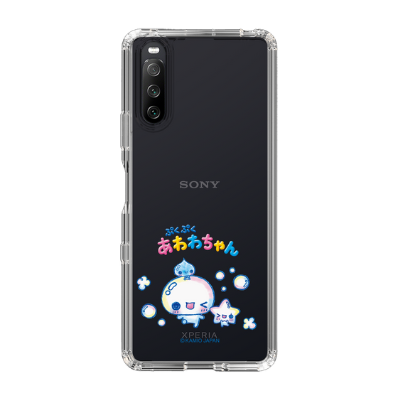 スリムプロテクションケース［ ぷくぷくあわわちゃん - 仲良し ］
