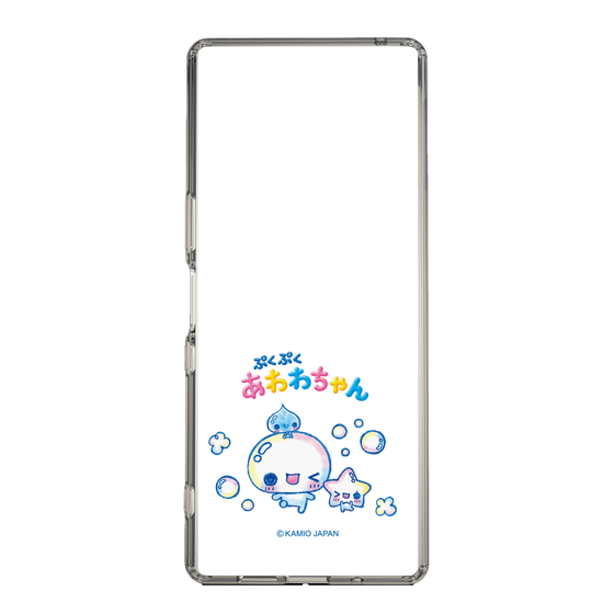 スリムプロテクションケース［ ぷくぷくあわわちゃん - 仲良し ］