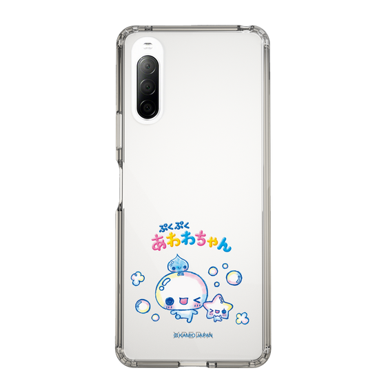 スリムプロテクションケース［ ぷくぷくあわわちゃん - 仲良し ］