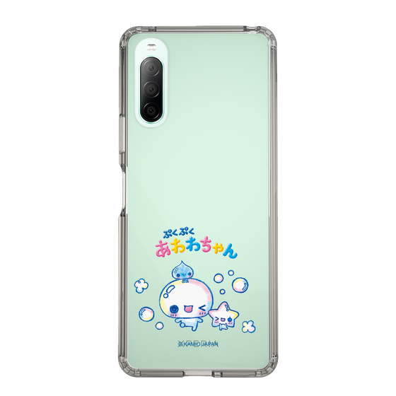 スリムプロテクションケース［ ぷくぷくあわわちゃん - 仲良し ］