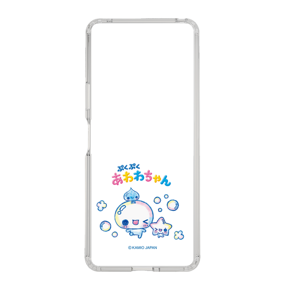 スリムプロテクションケース［ ぷくぷくあわわちゃん - 仲良し ］