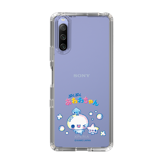 スリムプロテクションケース［ ぷくぷくあわわちゃん - 仲良し ］