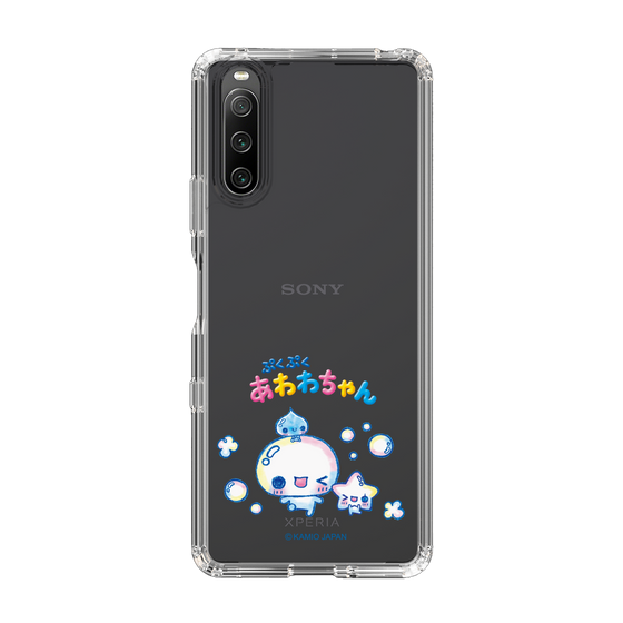 スリムプロテクションケース［ ぷくぷくあわわちゃん - 仲良し ］