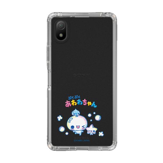 スリムプロテクションケース［ ぷくぷくあわわちゃん - 仲良し ］