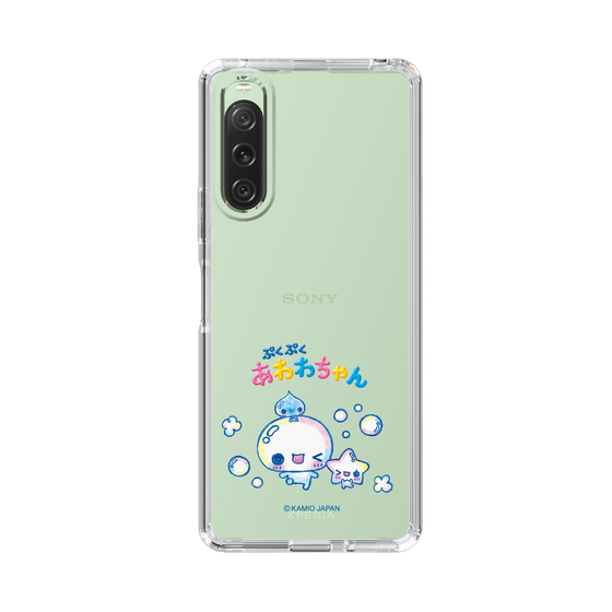 スリムプロテクションケース［ ぷくぷくあわわちゃん - 仲良し ］