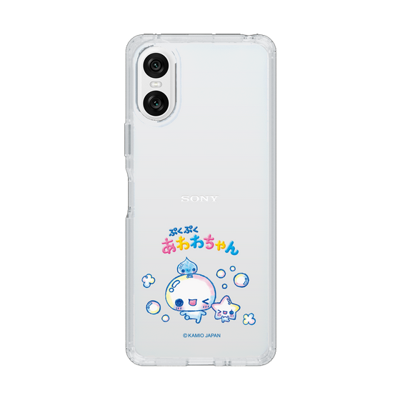 スリムプロテクションケース［ ぷくぷくあわわちゃん - 仲良し ］