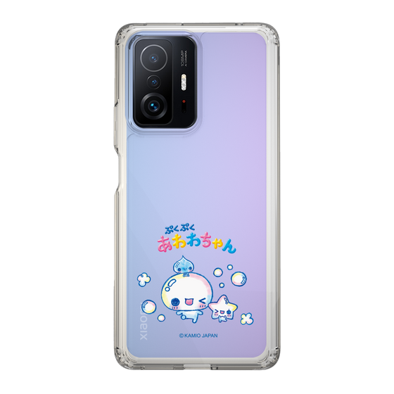 スリムプロテクションケース［ ぷくぷくあわわちゃん - 仲良し ］