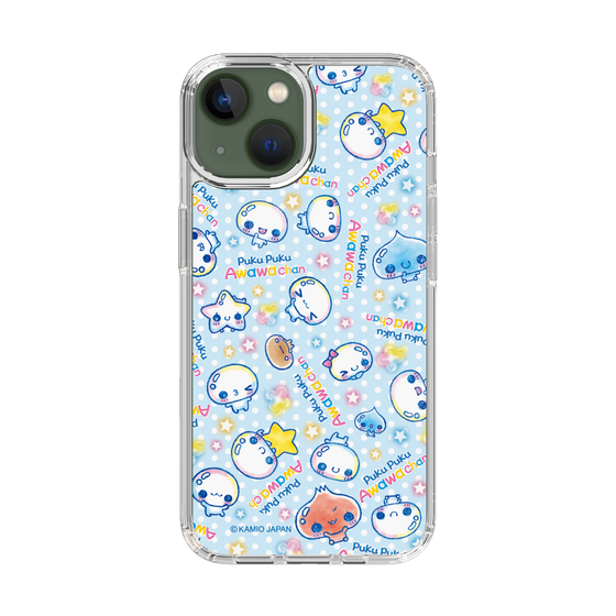 スリムプロテクションケース［ ぷくぷくあわわちゃん - 総柄 ］