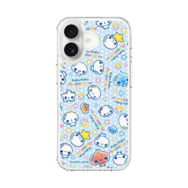スリムプロテクションケース for Apple iPhone 17［ ぷくぷくあわわ