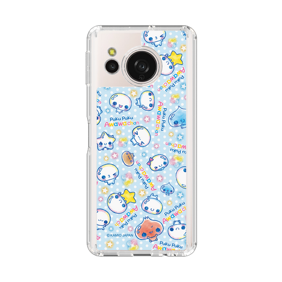 スリムプロテクションケース［ ぷくぷくあわわちゃん - 総柄 ］