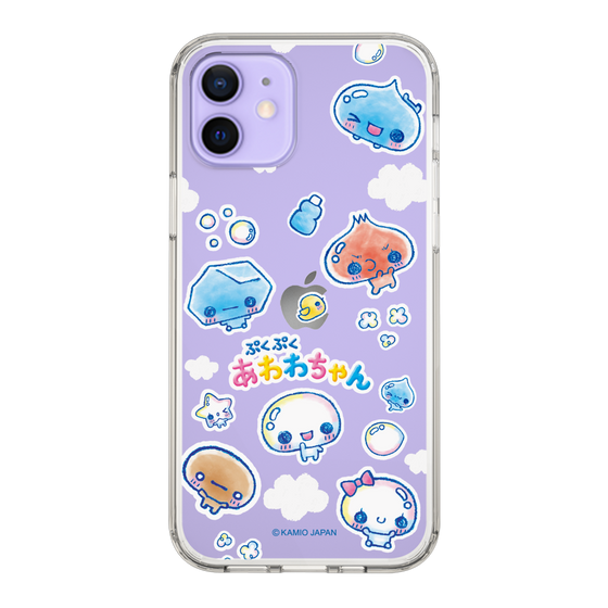 スリムプロテクションケース［ ぷくぷくあわわちゃん - ステッカー ］