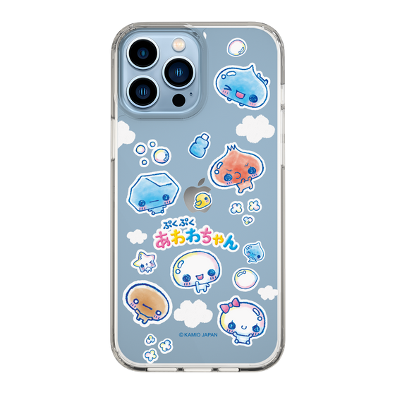 スリムプロテクションケース［ ぷくぷくあわわちゃん - ステッカー ］