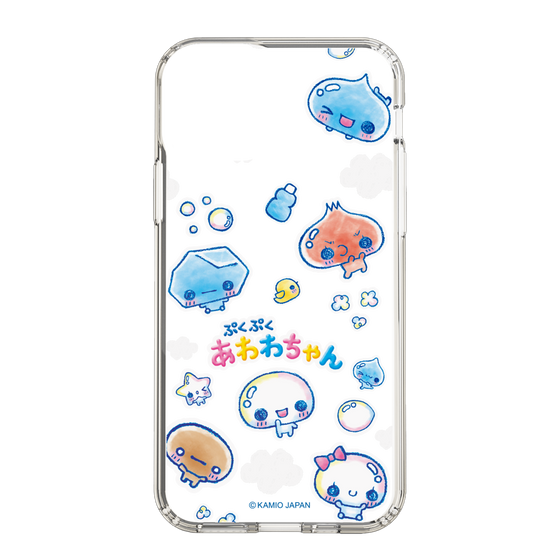 スリムプロテクションケース［ ぷくぷくあわわちゃん - ステッカー ］