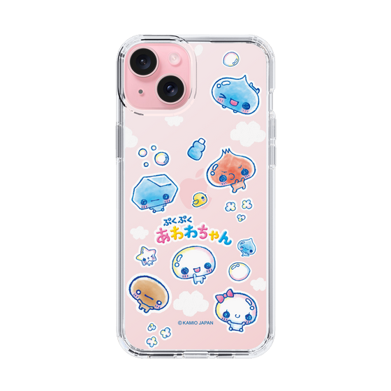 スリムプロテクションケース［ ぷくぷくあわわちゃん - ステッカー ］
