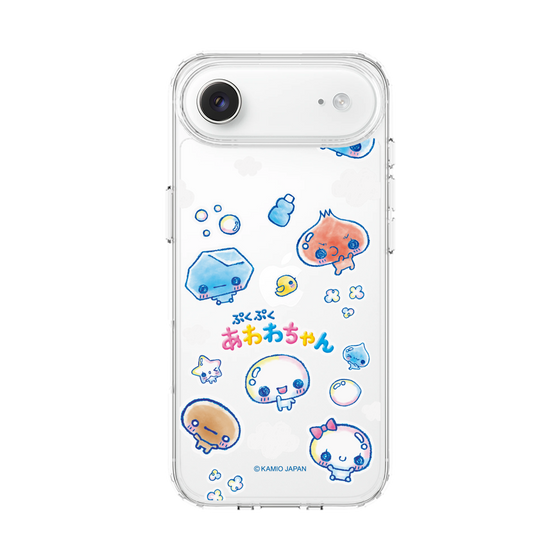 スリムプロテクションケース［ ぷくぷくあわわちゃん - ステッカー ］
