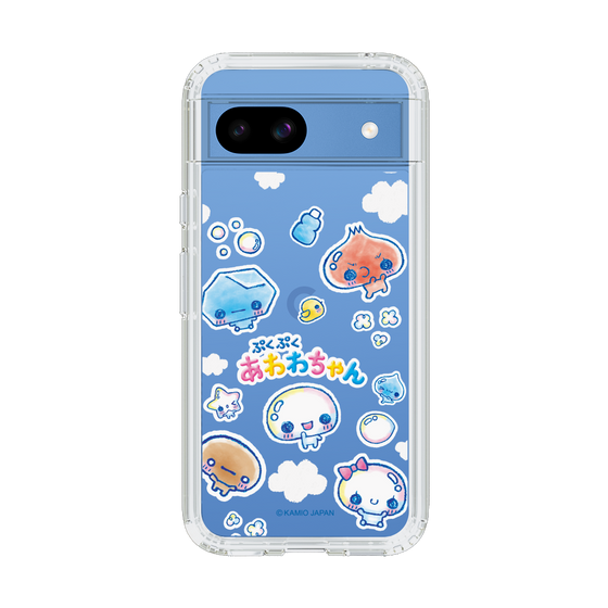 スリムプロテクションケース［ ぷくぷくあわわちゃん - ステッカー ］