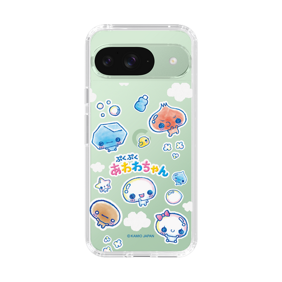 スリムプロテクションケース［ ぷくぷくあわわちゃん - ステッカー ］