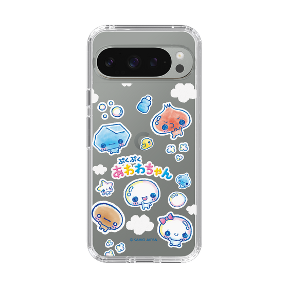 スリムプロテクションケース［ ぷくぷくあわわちゃん - ステッカー ］