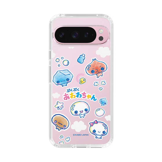 スリムプロテクションケース［ ぷくぷくあわわちゃん - ステッカー ］