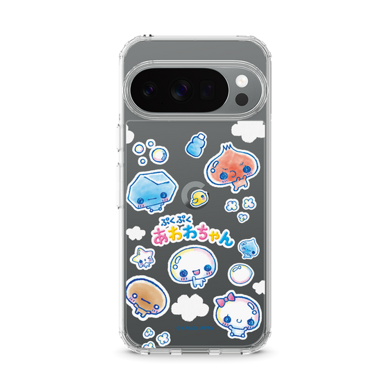スリムプロテクションケース［ ぷくぷくあわわちゃん - ステッカー ］