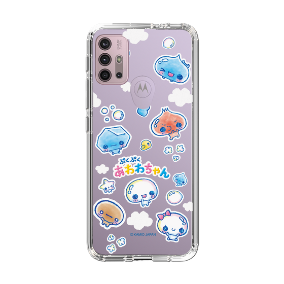 スリムプロテクションケース［ ぷくぷくあわわちゃん - ステッカー ］