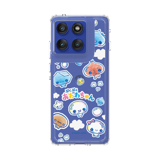 スリムプロテクションケース［ ぷくぷくあわわちゃん - ステッカー ］