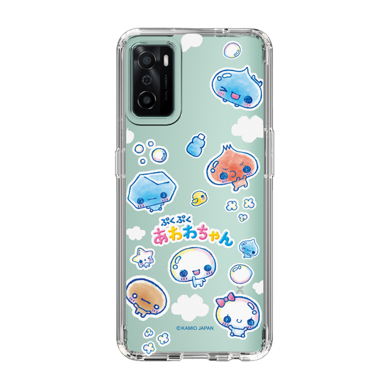 スリムプロテクションケース［ ぷくぷくあわわちゃん - ステッカー ］