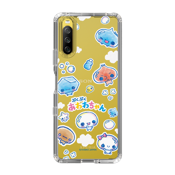 スリムプロテクションケース［ ぷくぷくあわわちゃん - ステッカー ］
