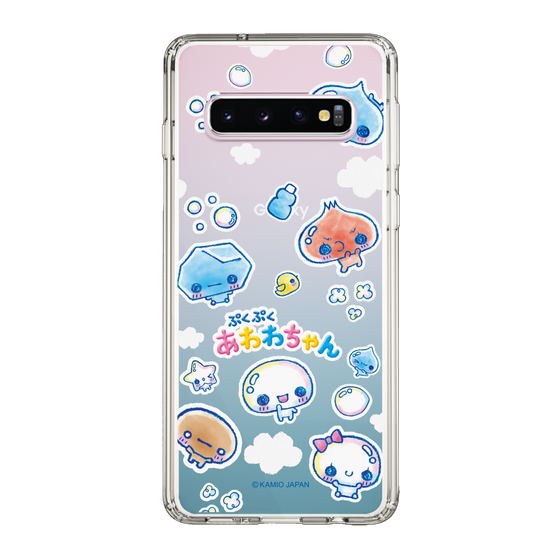 スリムプロテクションケース［ ぷくぷくあわわちゃん - ステッカー ］