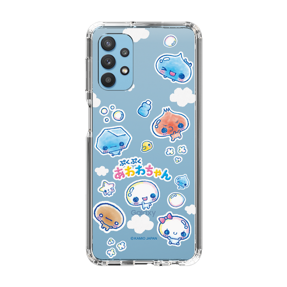 スリムプロテクションケース［ ぷくぷくあわわちゃん - ステッカー ］