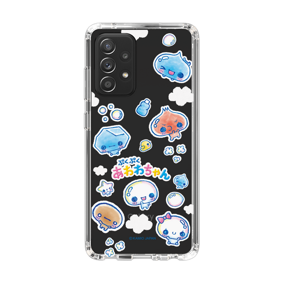スリムプロテクションケース［ ぷくぷくあわわちゃん - ステッカー ］