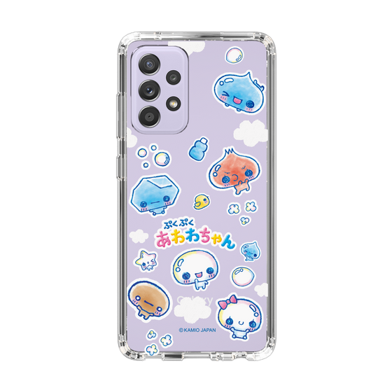 スリムプロテクションケース［ ぷくぷくあわわちゃん - ステッカー ］
