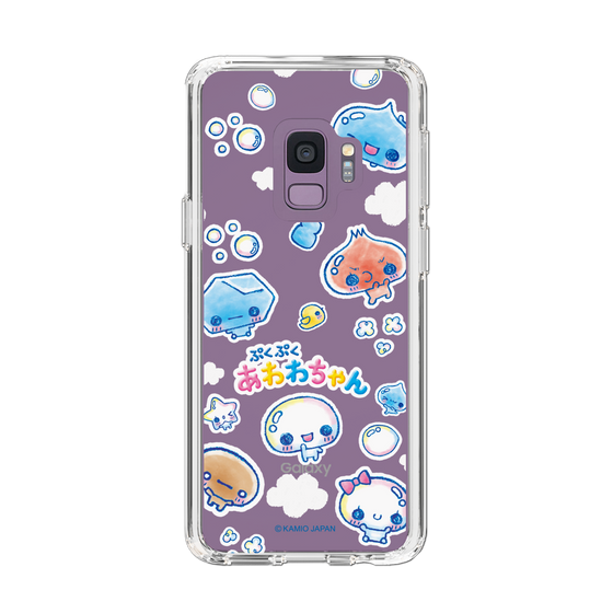 スリムプロテクションケース［ ぷくぷくあわわちゃん - ステッカー ］
