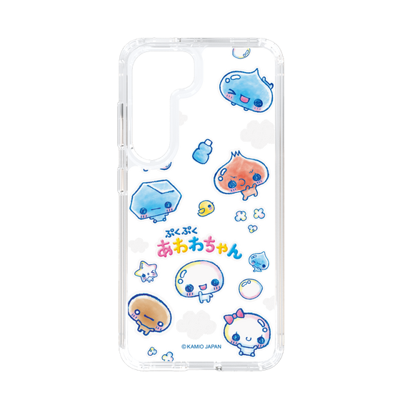 スリムプロテクションケース［ ぷくぷくあわわちゃん - ステッカー ］