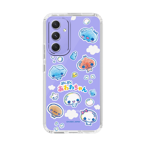 スリムプロテクションケース［ ぷくぷくあわわちゃん - ステッカー ］