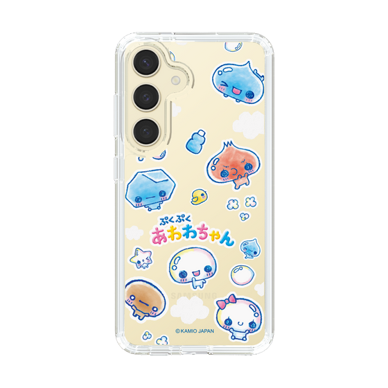 スリムプロテクションケース［ ぷくぷくあわわちゃん - ステッカー ］
