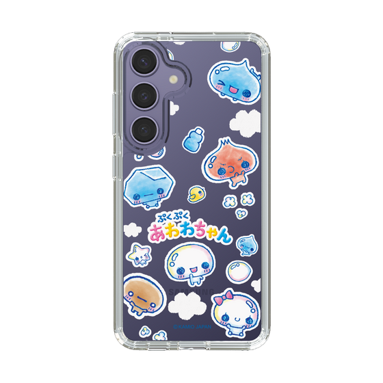 スリムプロテクションケース［ ぷくぷくあわわちゃん - ステッカー ］